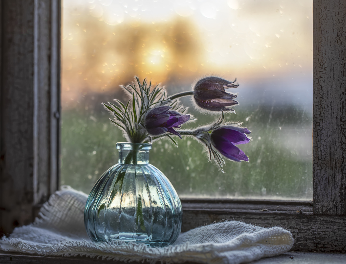 На закате дня...