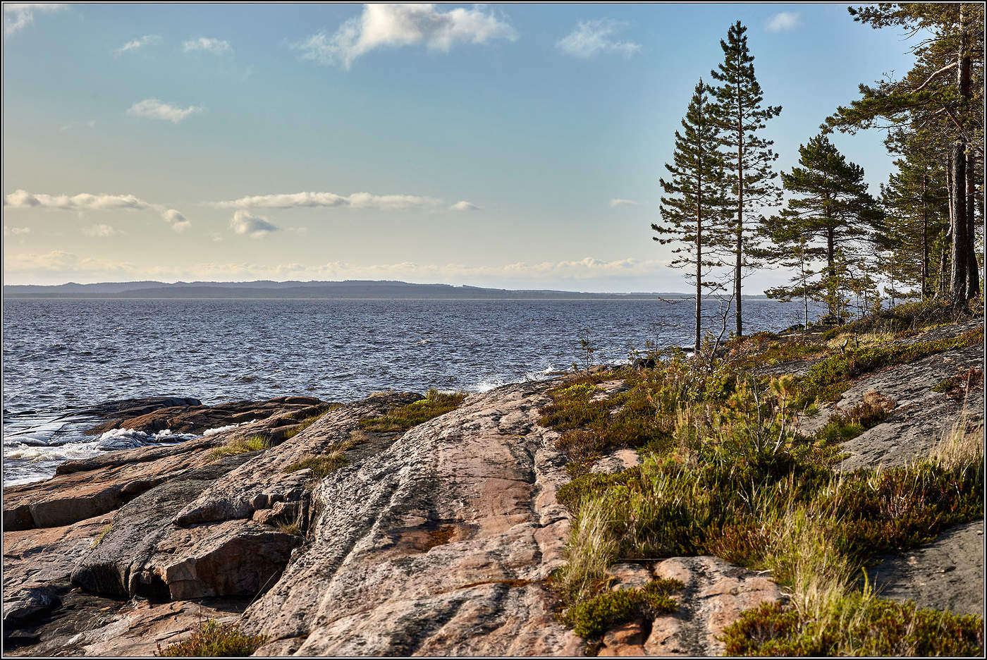 На беломорских островах.