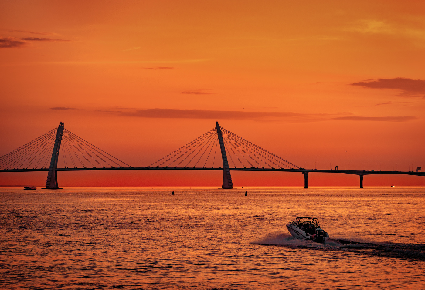 Оранжевый закат