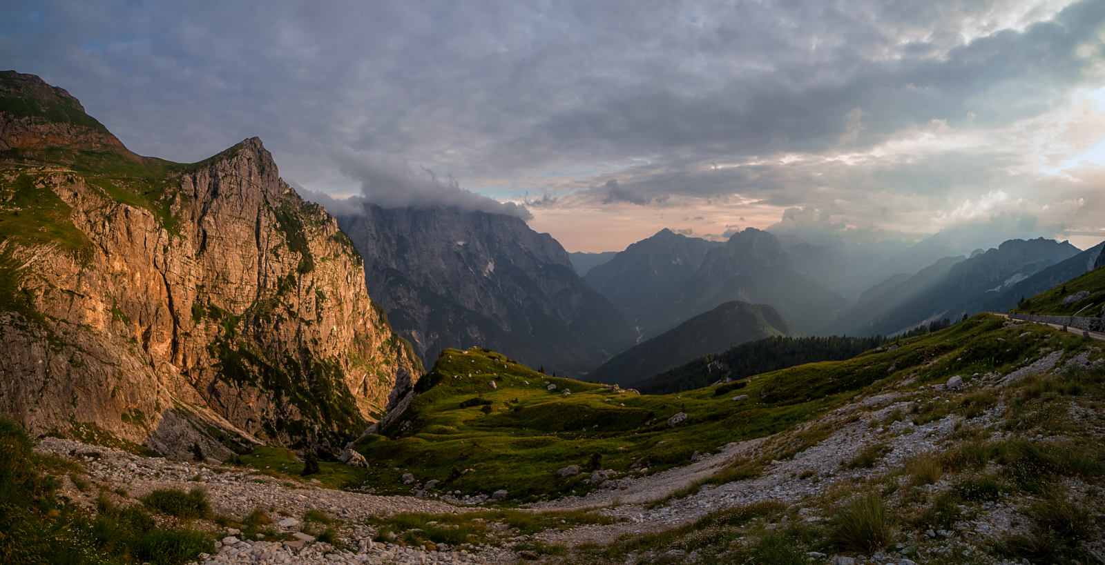 На спуске с Мангарта