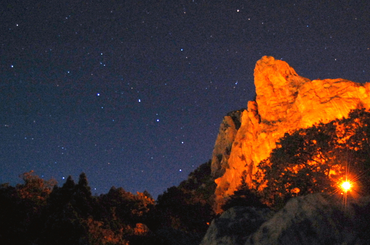Большая Медведица над горой Кошкой