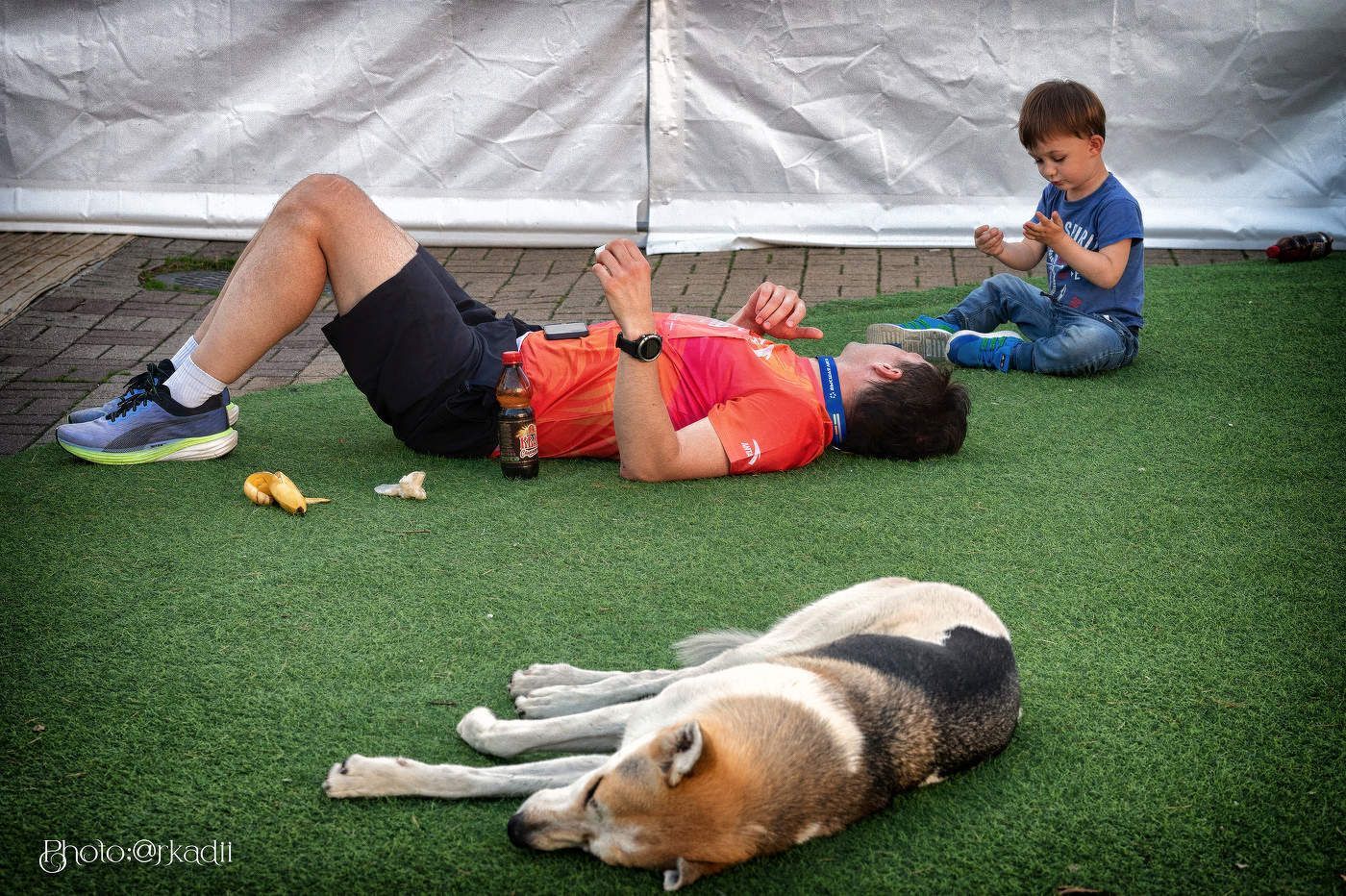 Отдых,после забега..