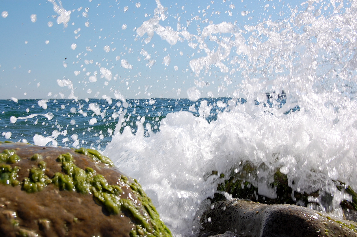 Море, волны, камни