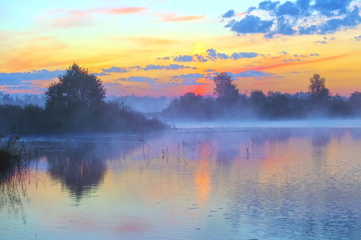Рассветные краски осени