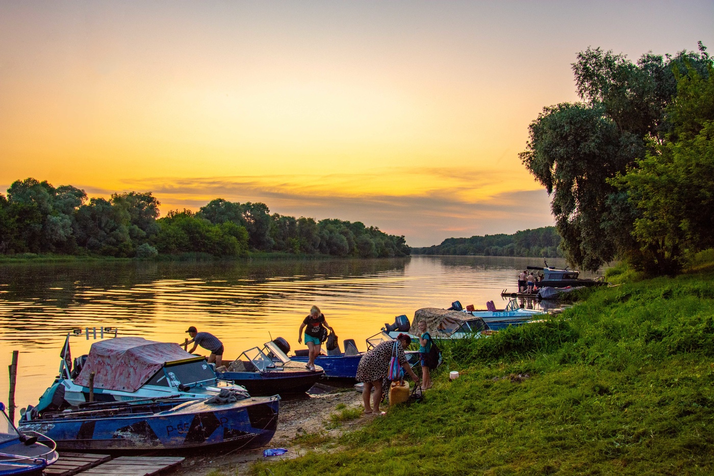 Возвращались мы с рыбалки...