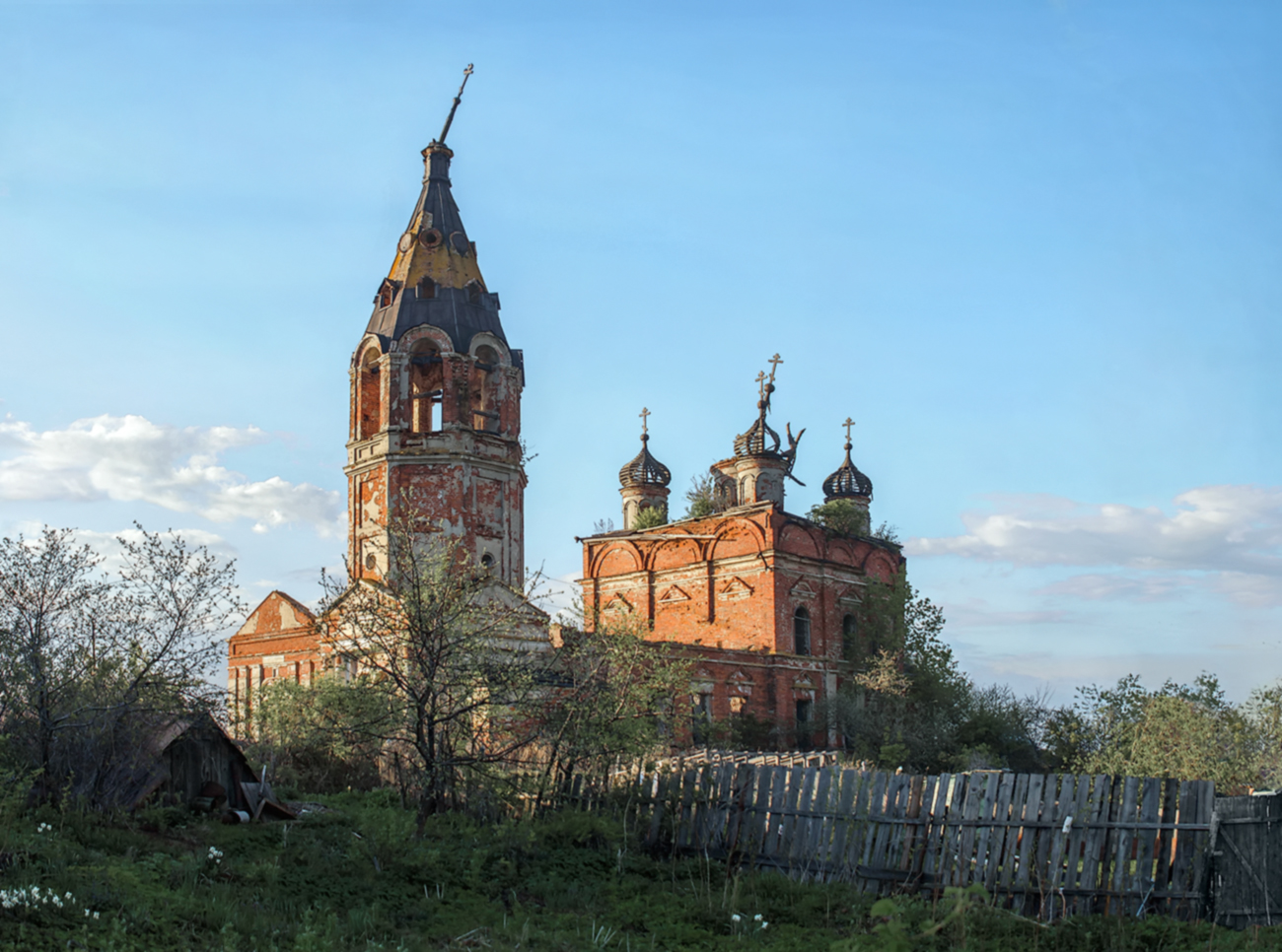 На берегах Волги.