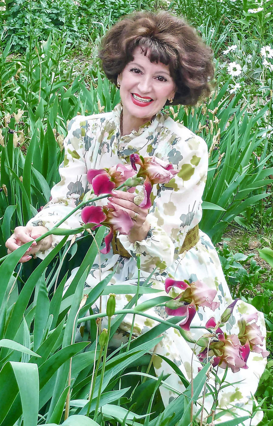 Средь ирисов.