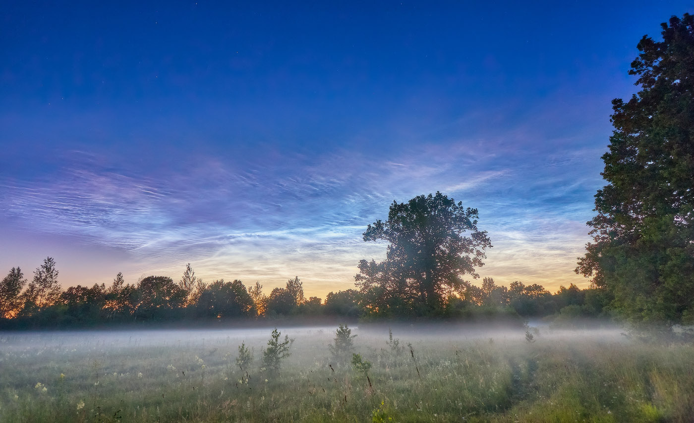 Ночь серебристых облаков