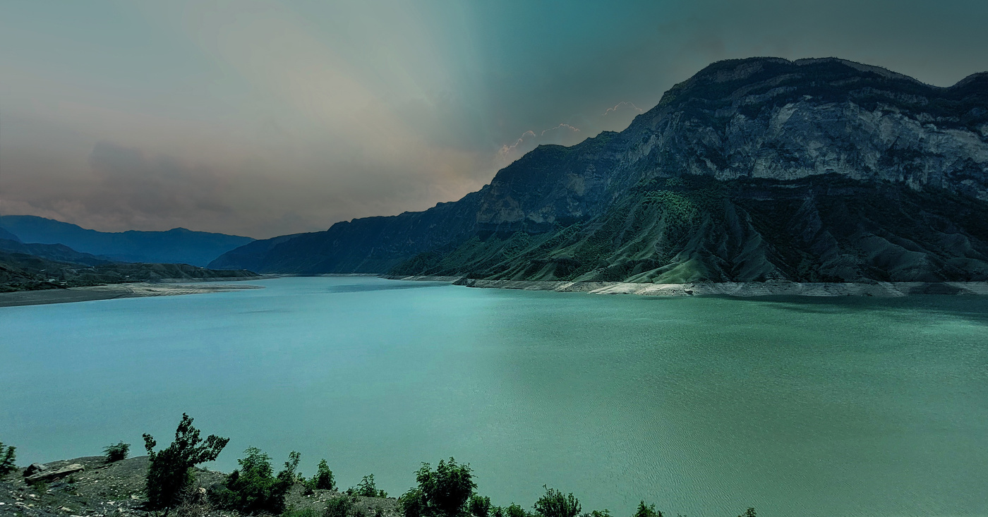 Дагестан. Ирганайское водохранилище.