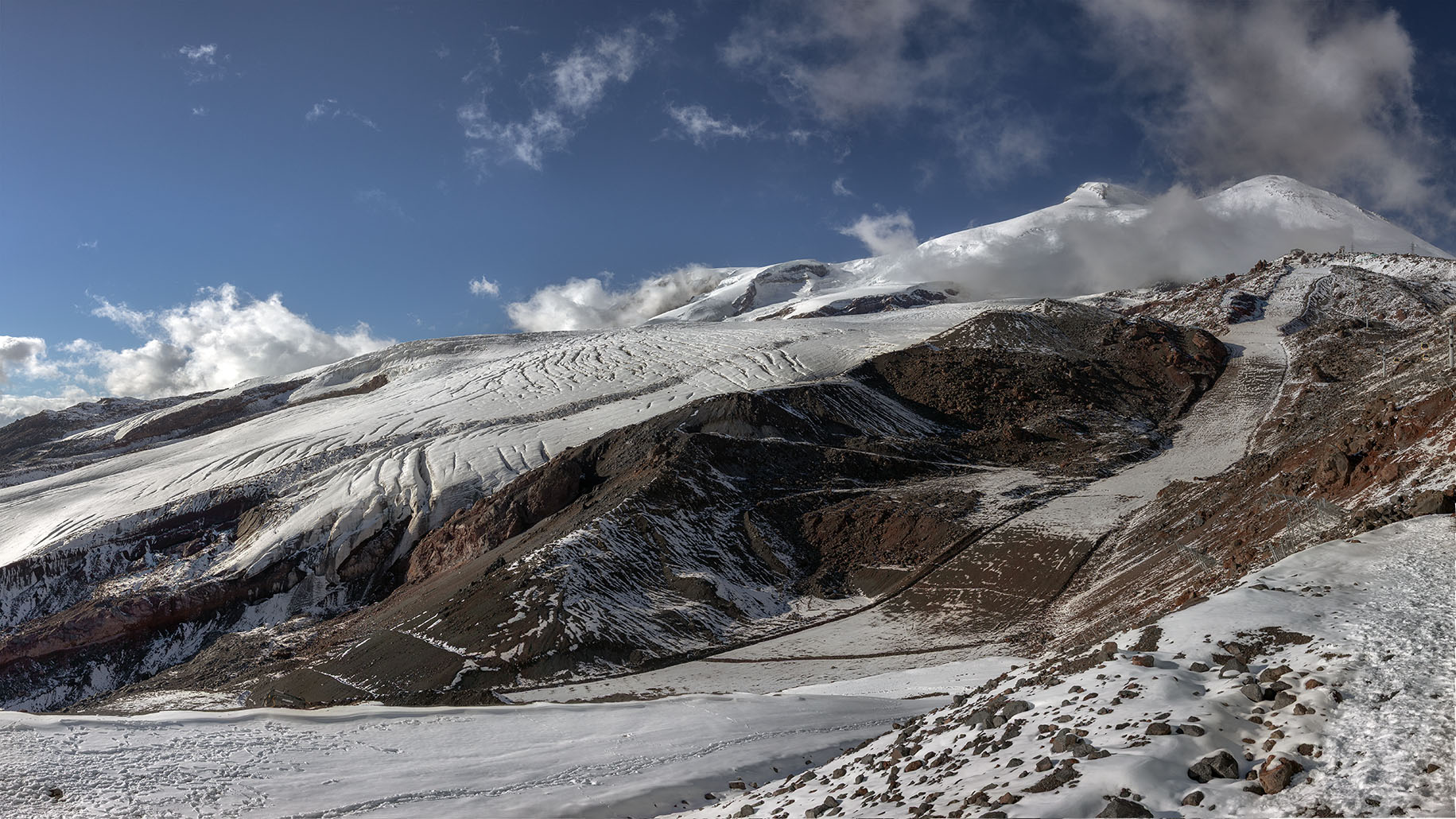 На Эльбрусе...
