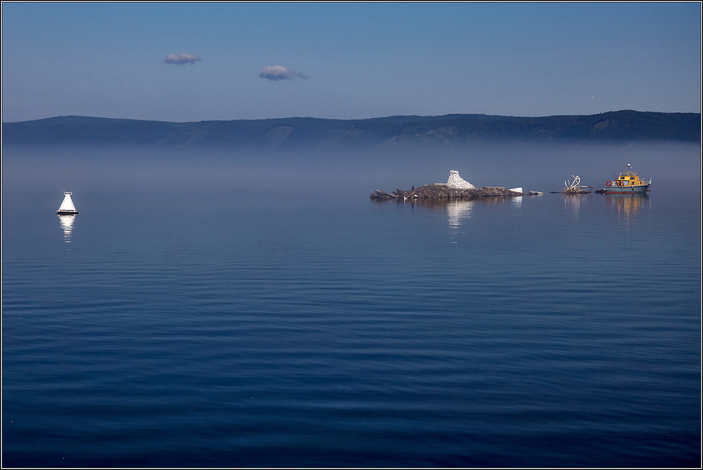 На Байкале.