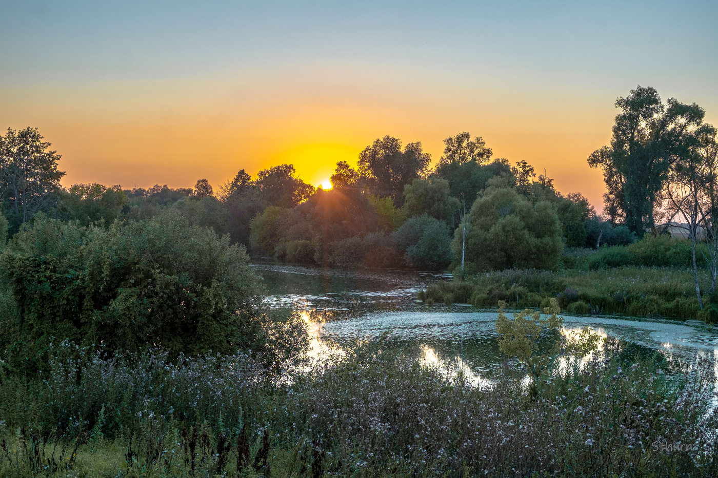 Летний закат.