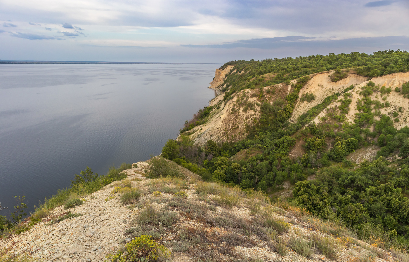 Волжские берега.