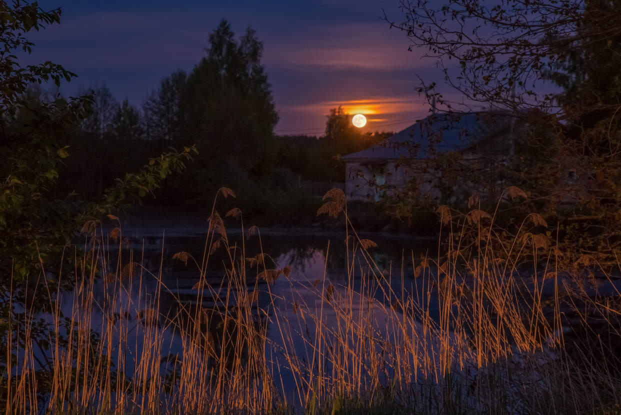 Однажды вечером в деревне.