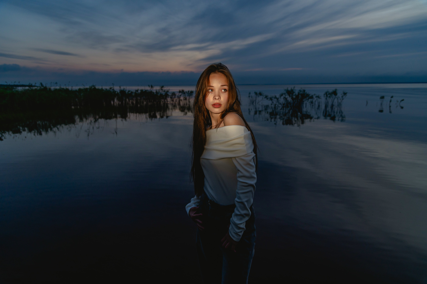 Ангелина на озере