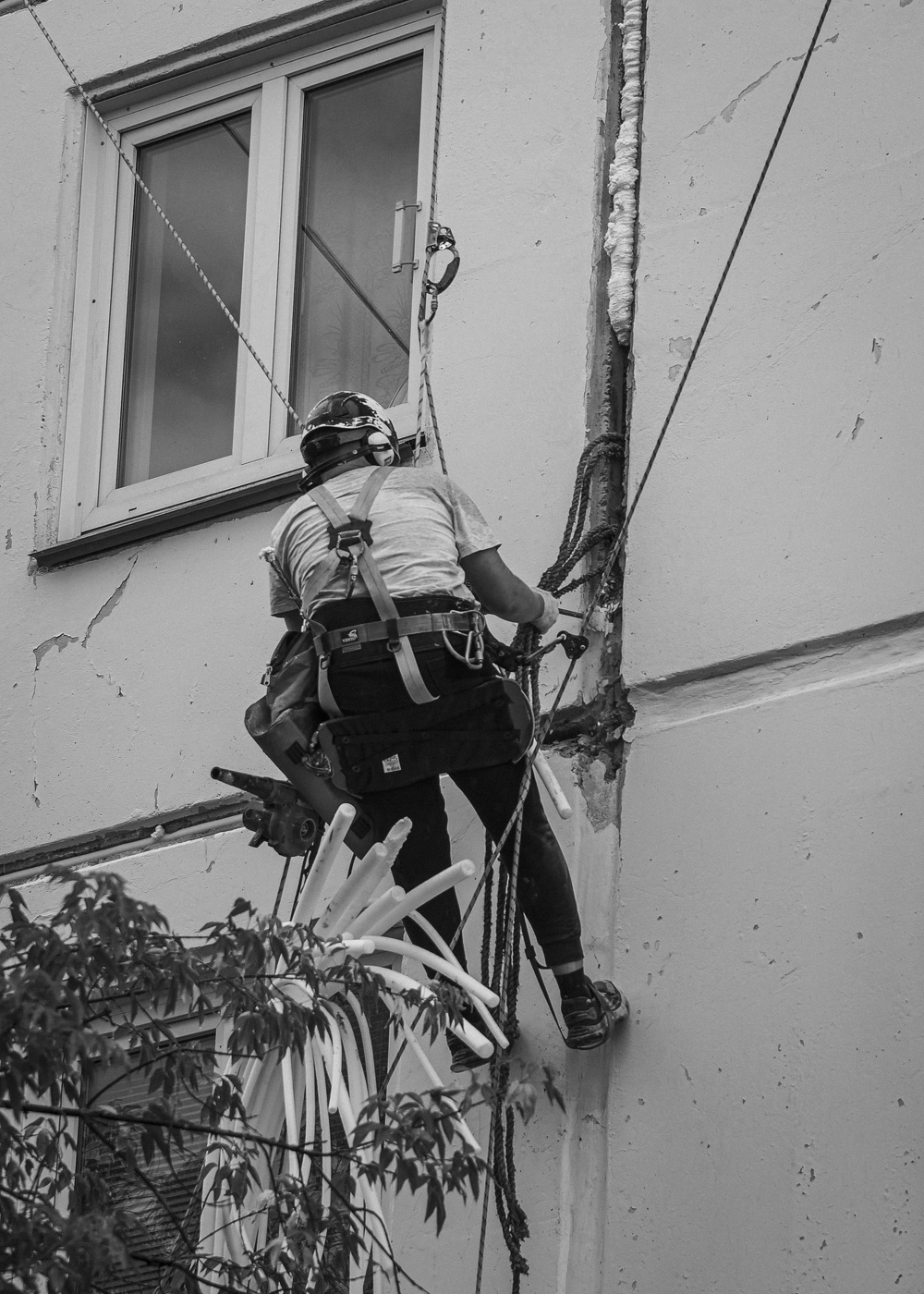 Промышленный альпинист.