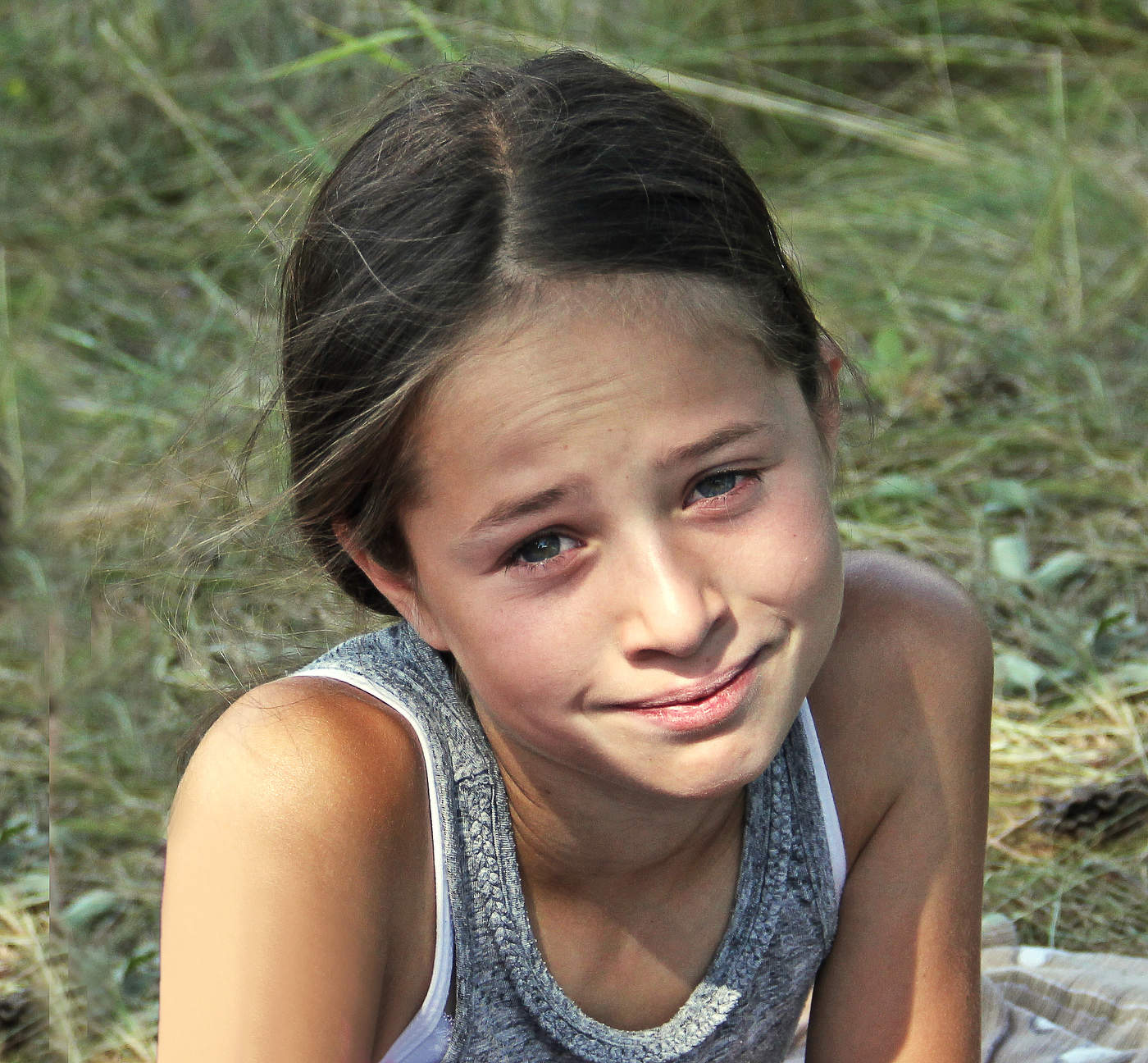 На солнечной поляночке