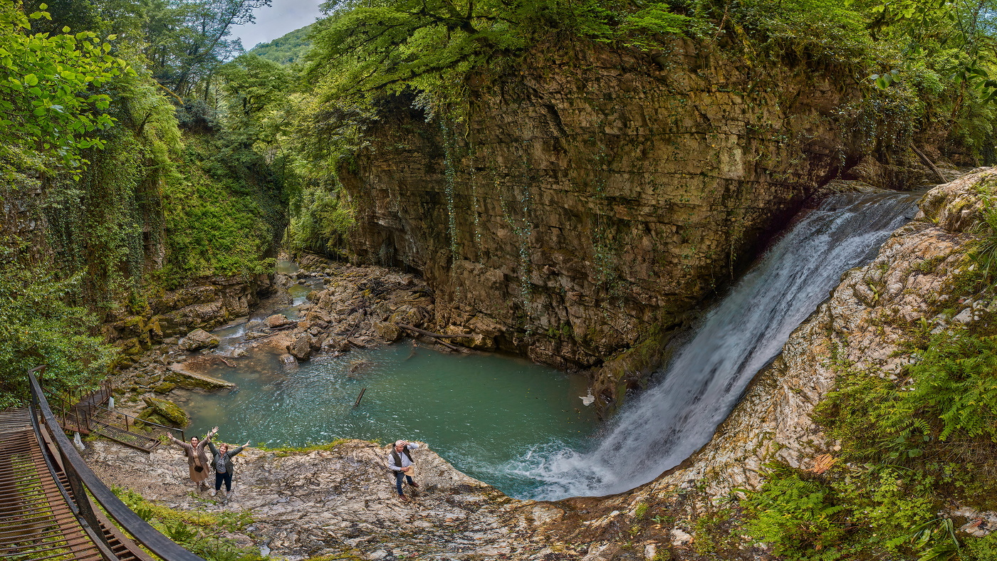Ольгинские водопады...