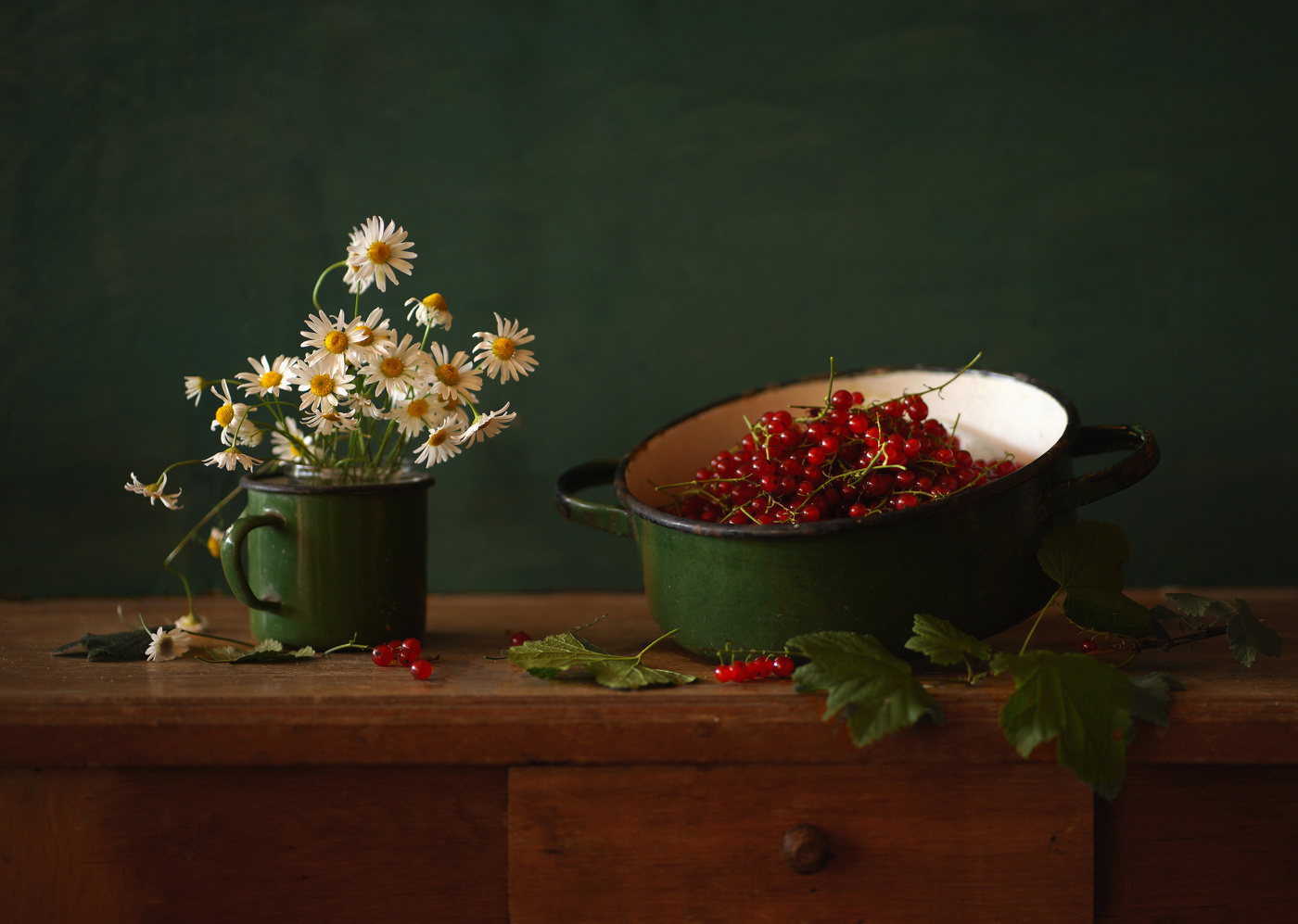 С красной смородиной...