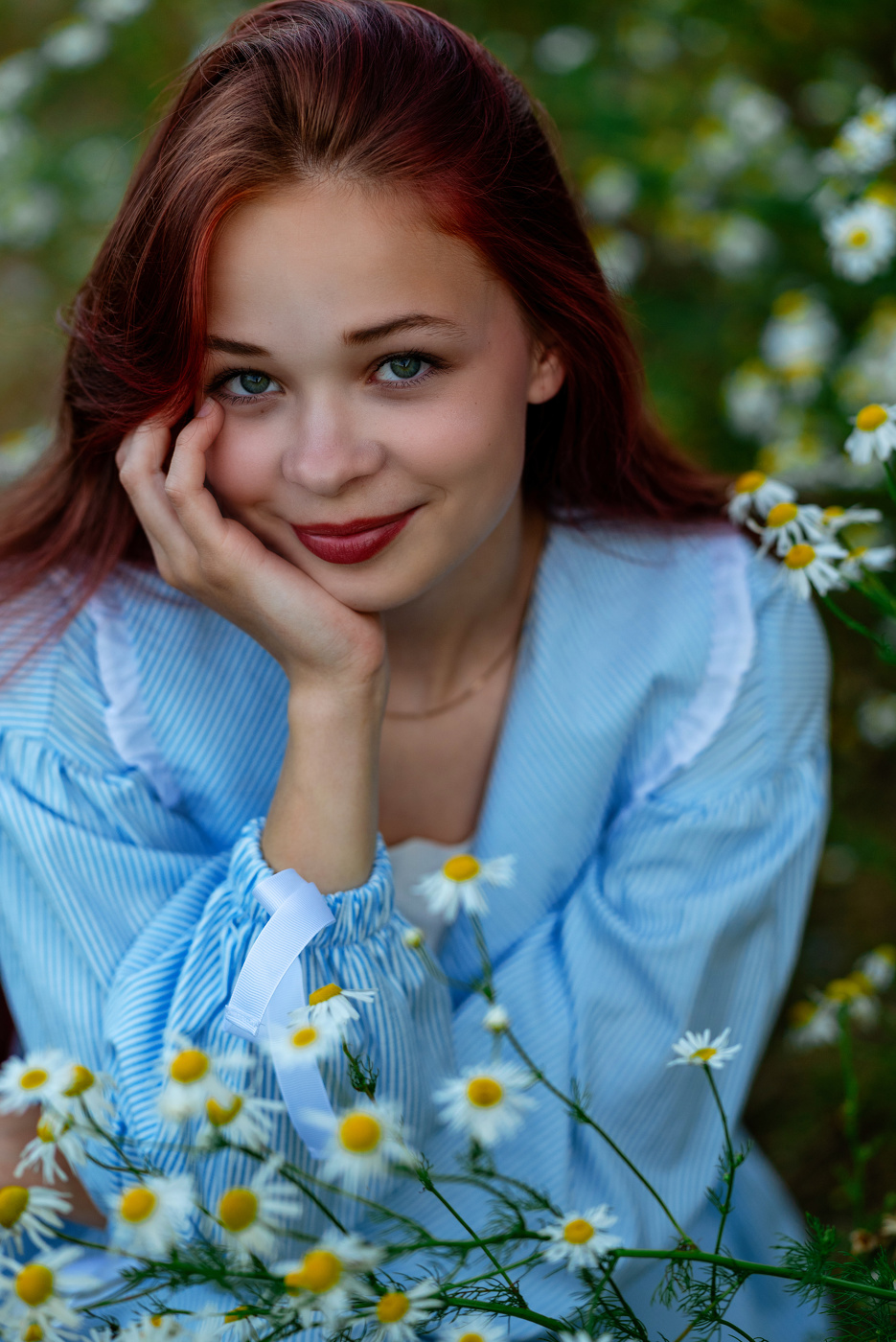 Портрет в ромашках