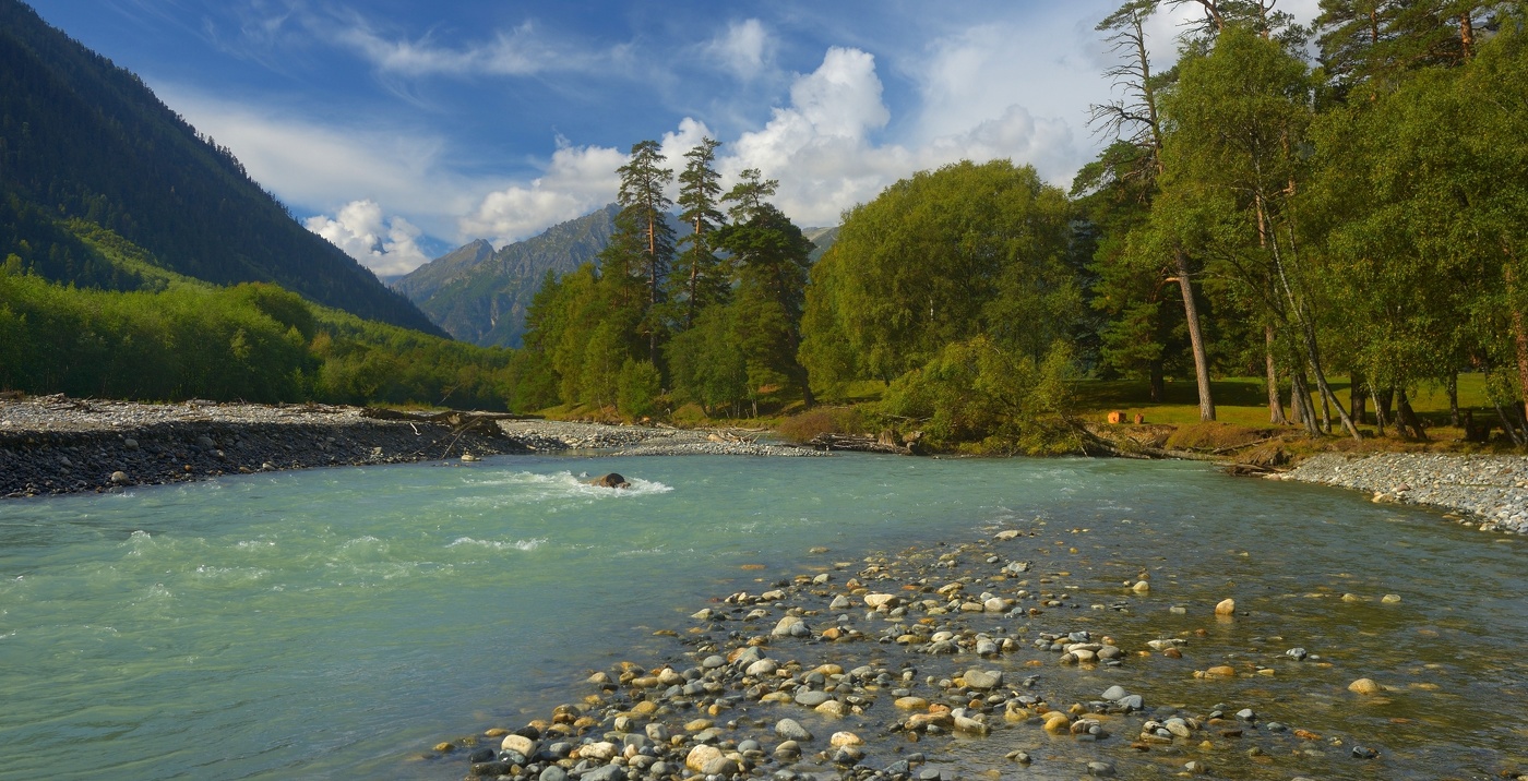 Лето в горах Кавказа