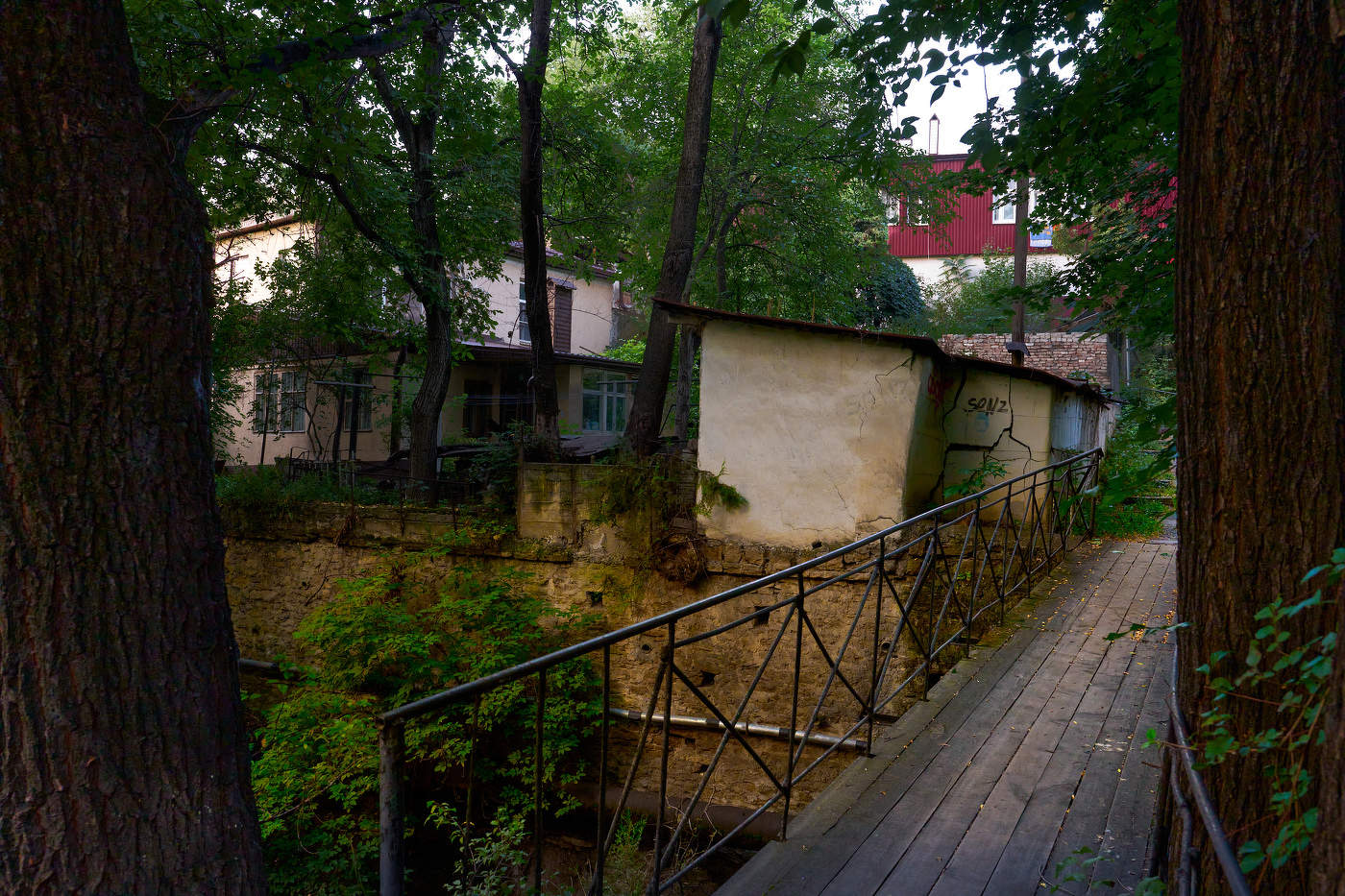 речка мост жизнь на земле (река Березовая)