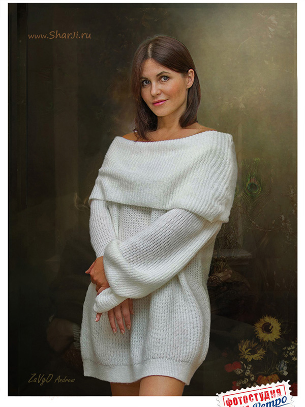 Портрет в стиле ретро