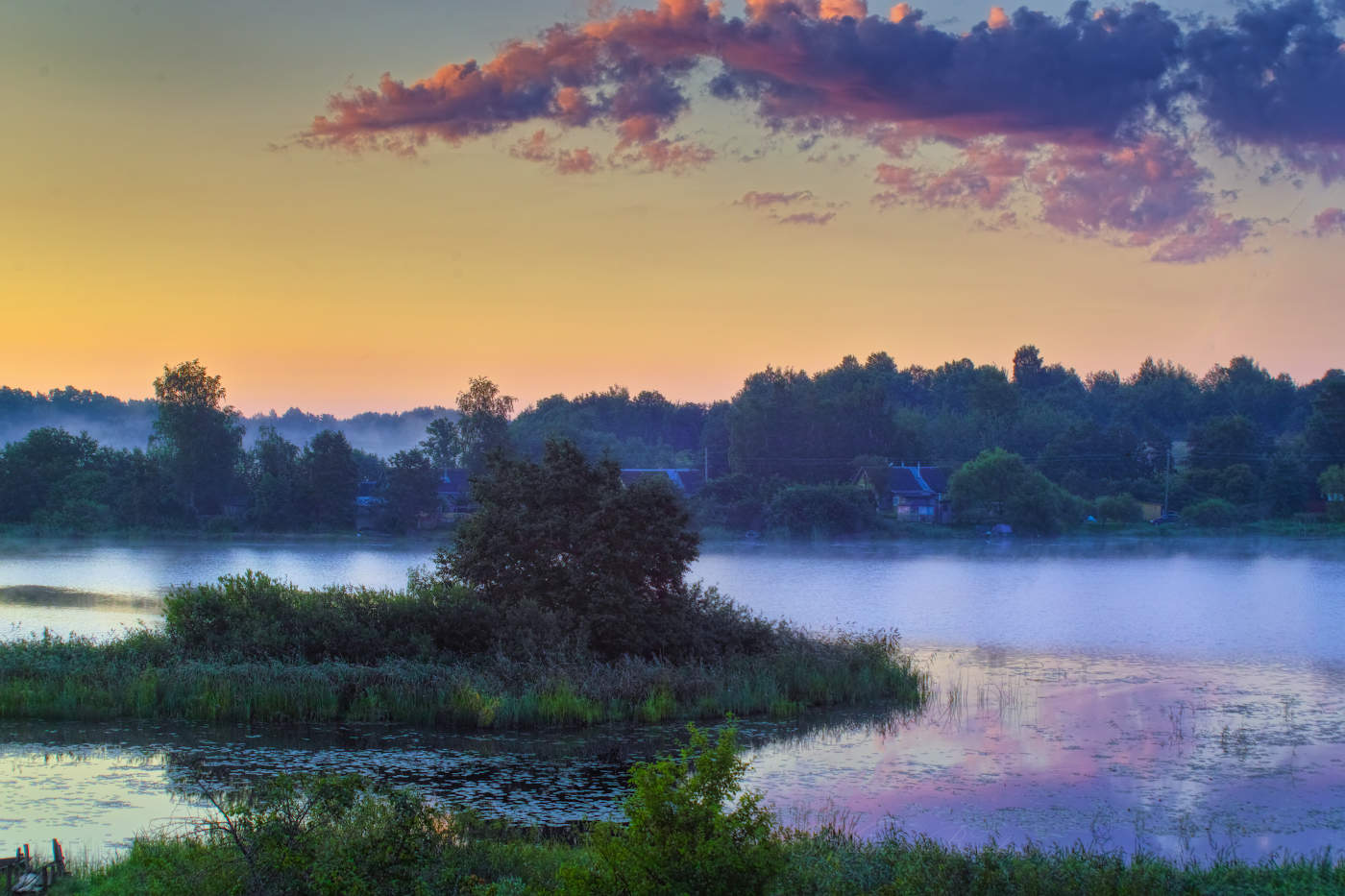Светало в деревне