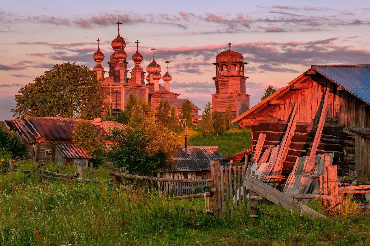 Вечер в Ворзогорах...
