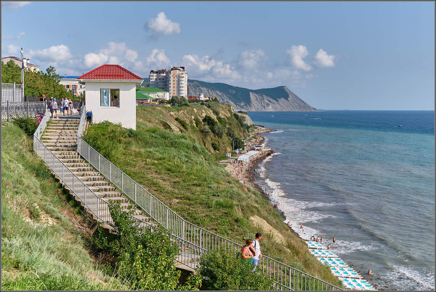 Высокий берег.