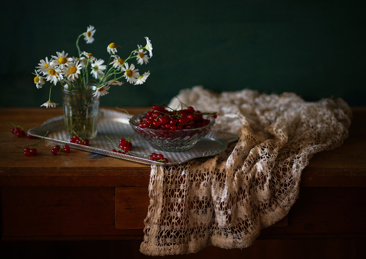 С красной смородиной...