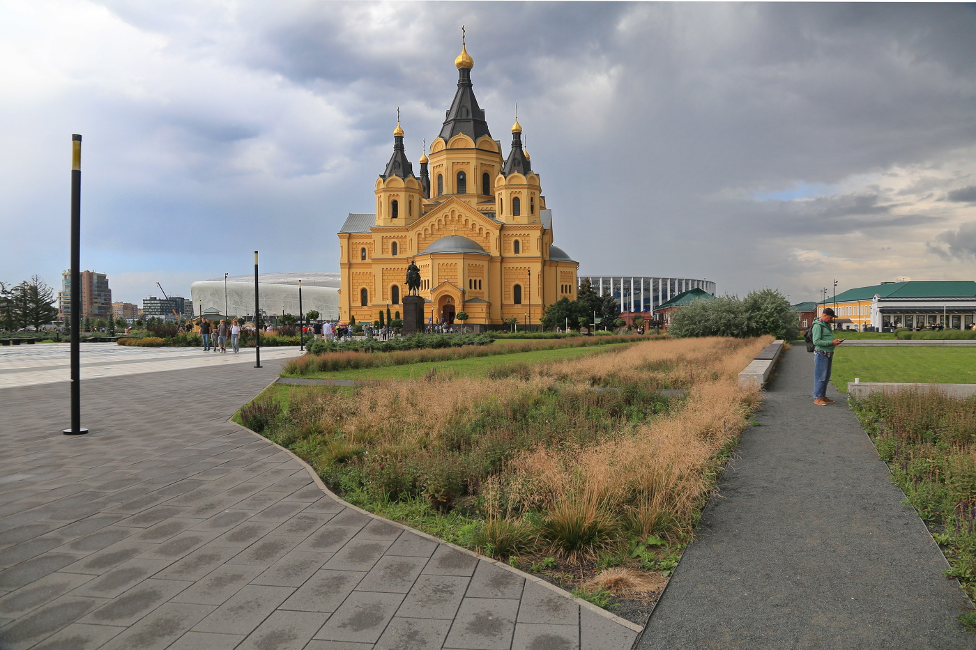 На Стрелке Нижнего Новгорода