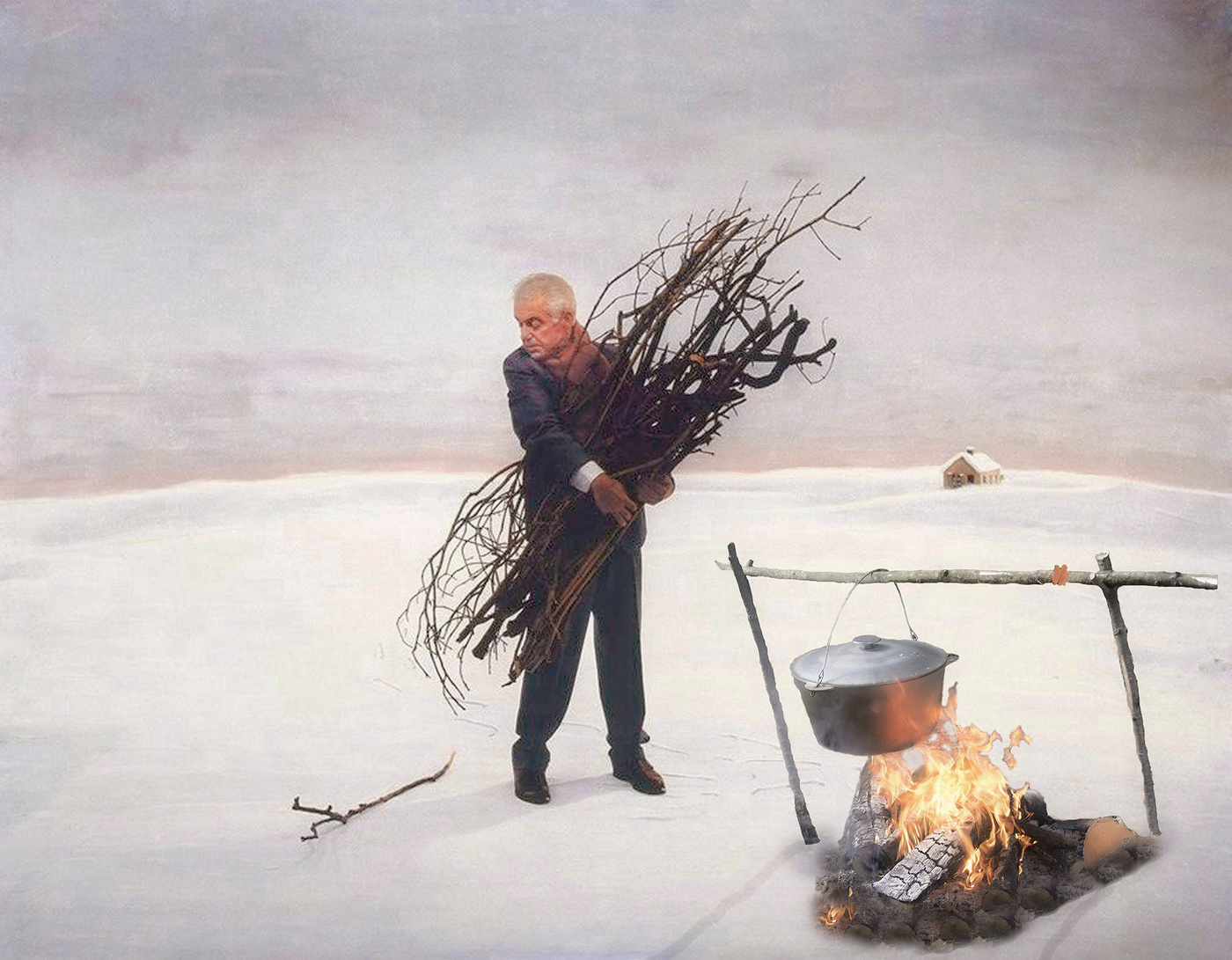 ,, ... Хорошо хоть немного посидеть у костра ... "