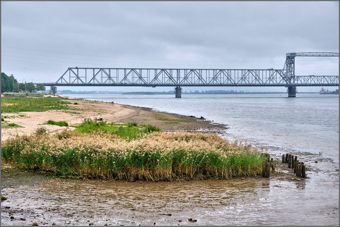 В августе на Северной Двине.