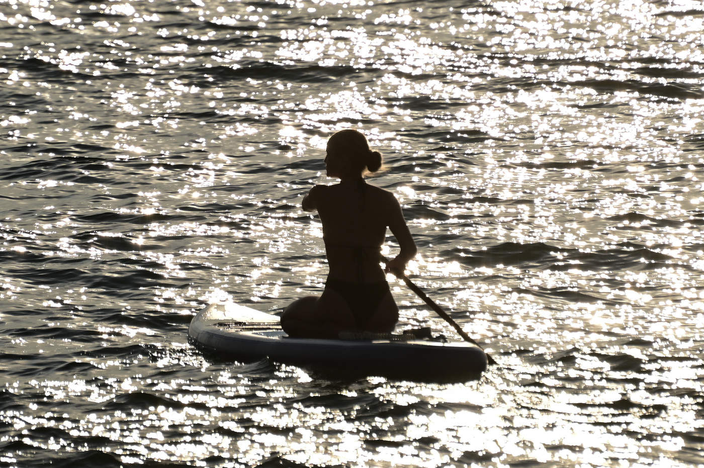 Гребем в западном направлении