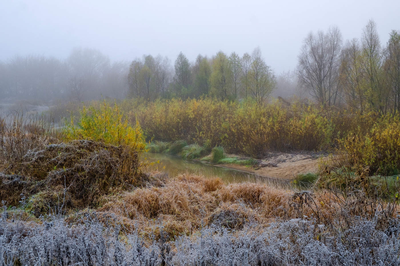 Пасмурное утро.
