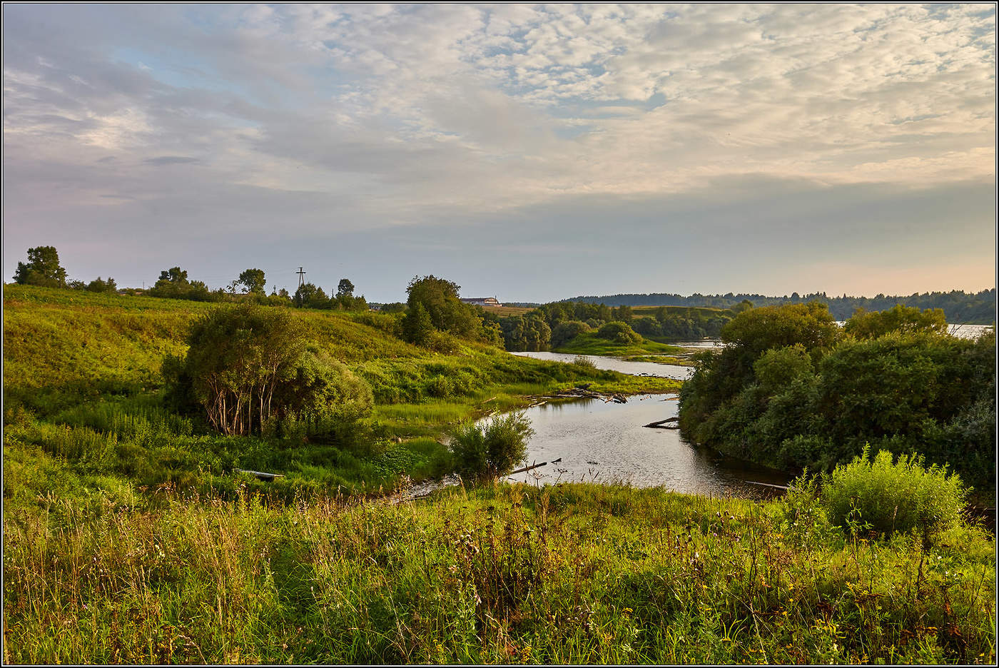 На Онеге - реке.