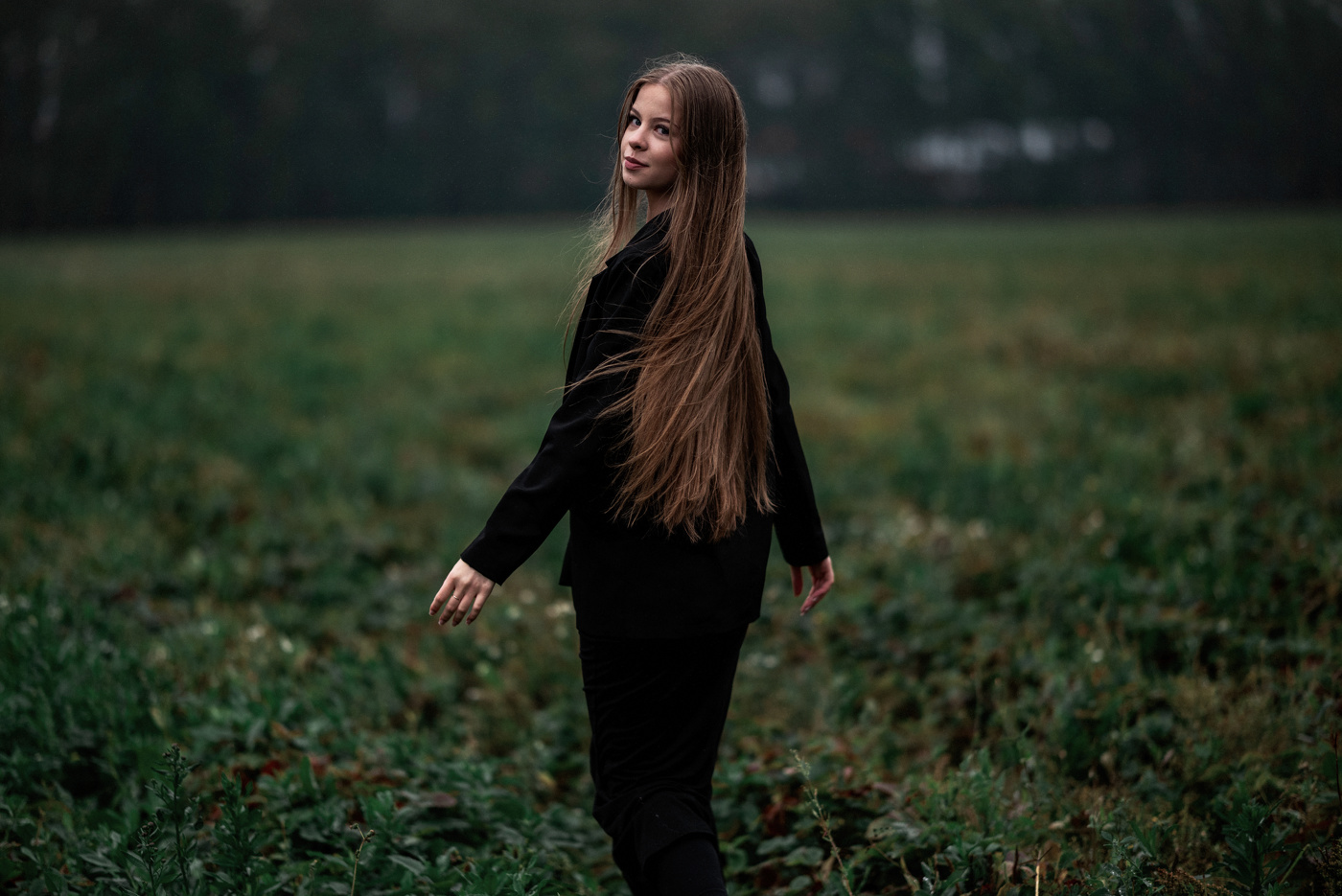 В поле, где росла клубника