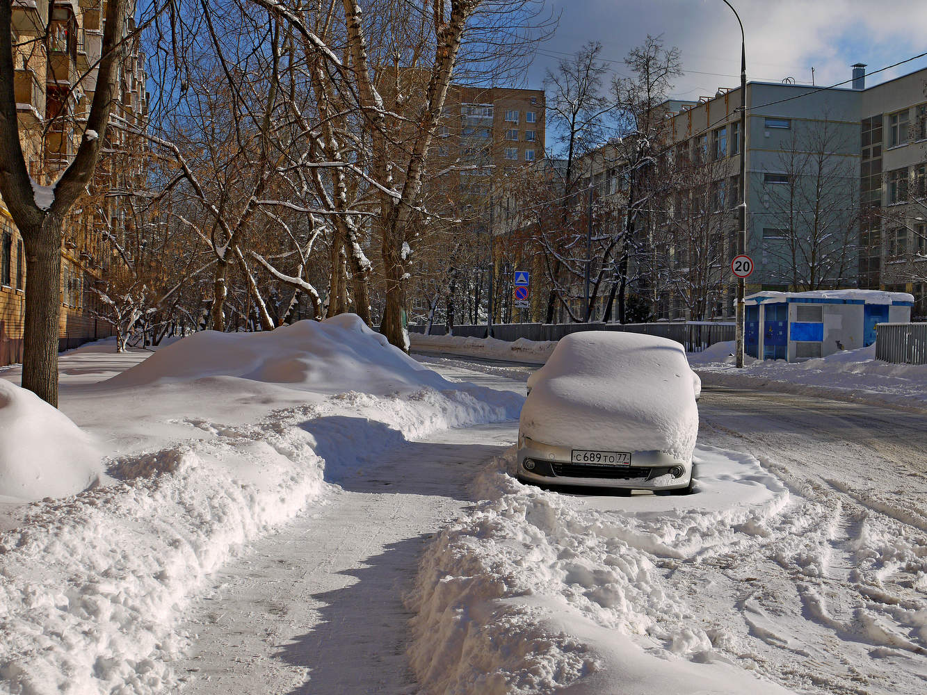Зима в городе