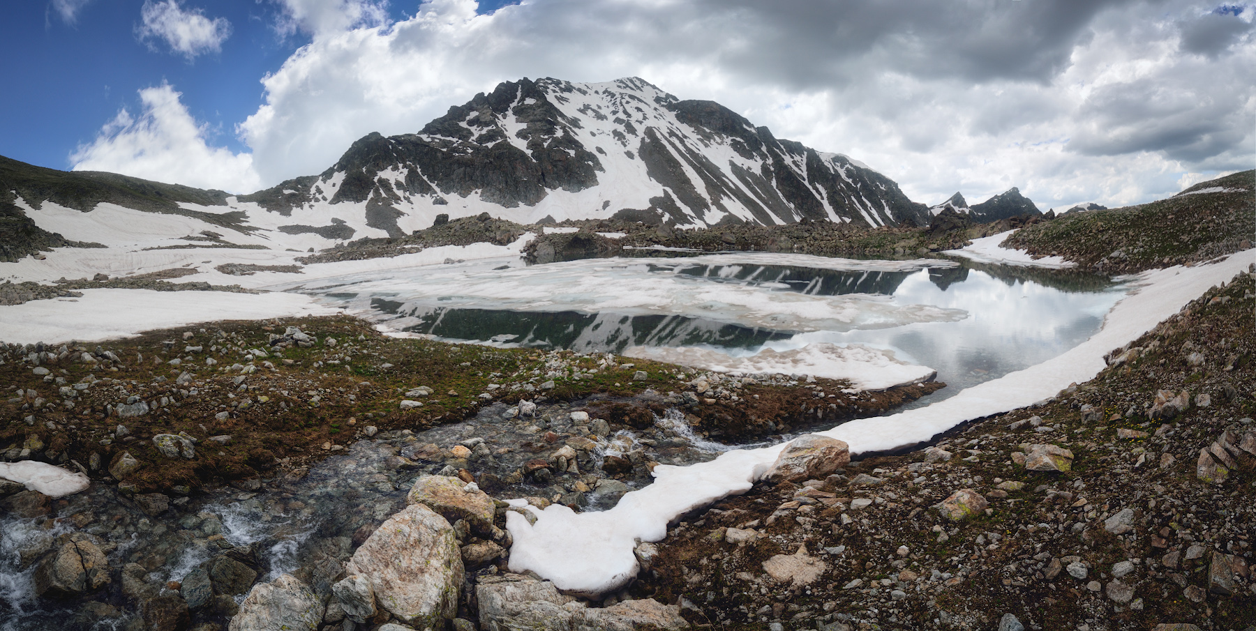 У перевала Олений