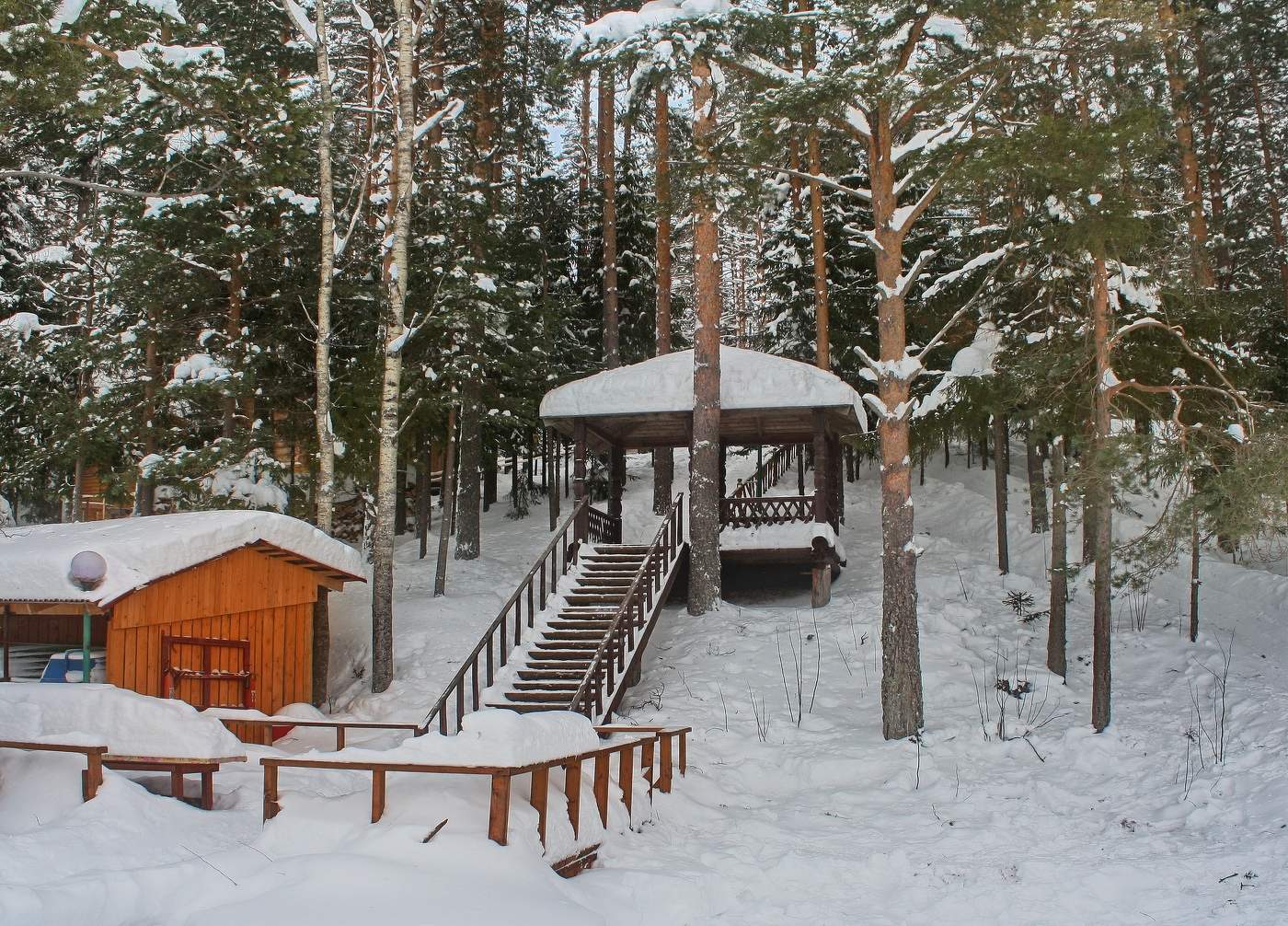 Зима, Валдай.