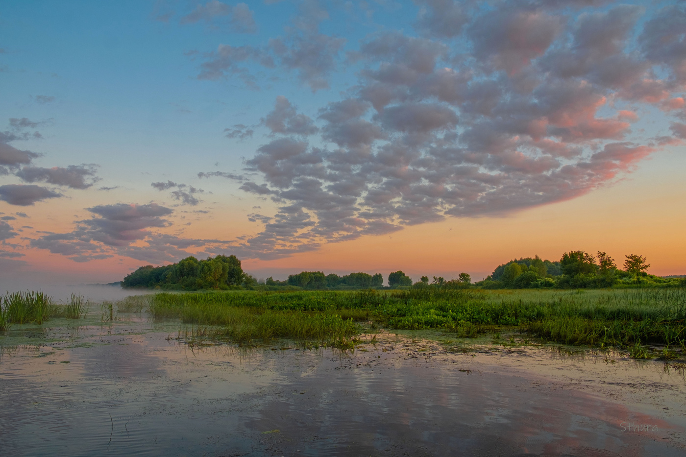 Утро на Оке.