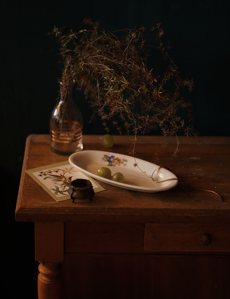 С виноградом...