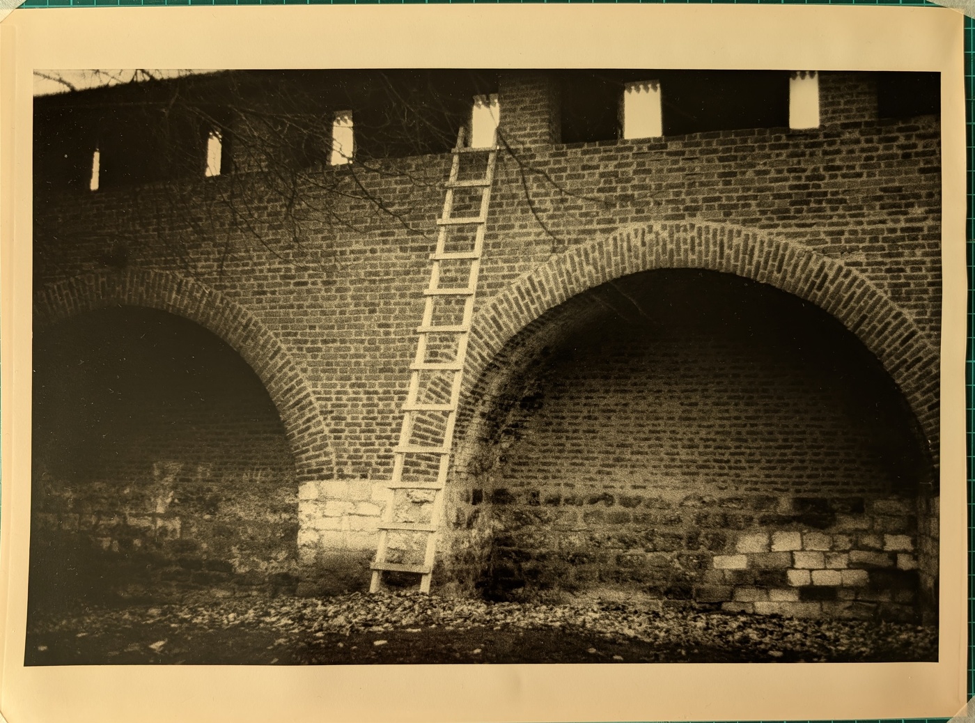 Лестница на стену кремля