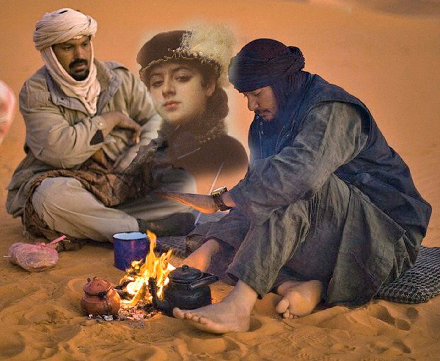 оммаж ,, Миражи пустыни."