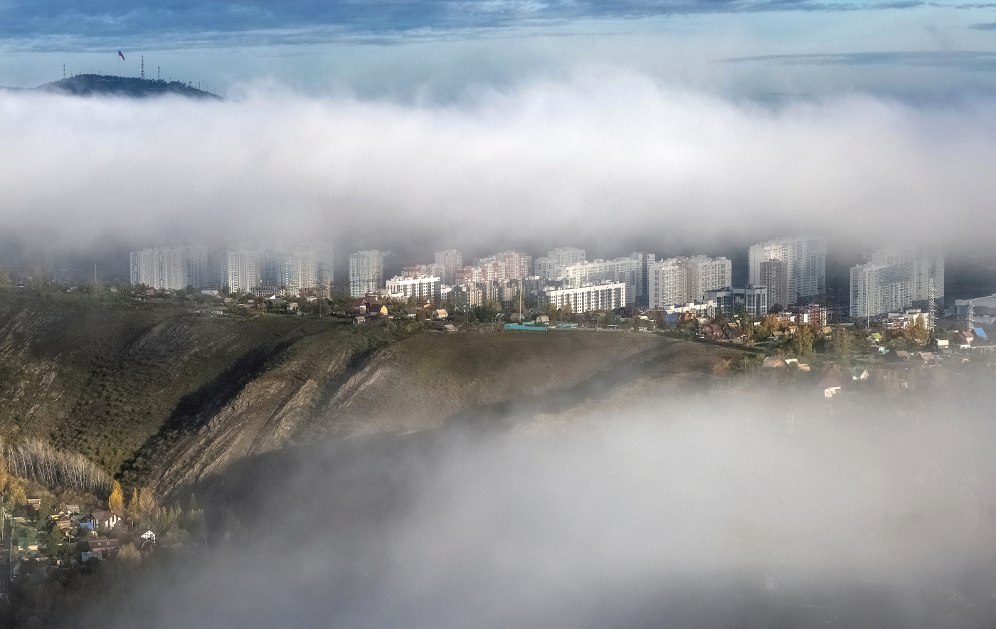 Город в тумане