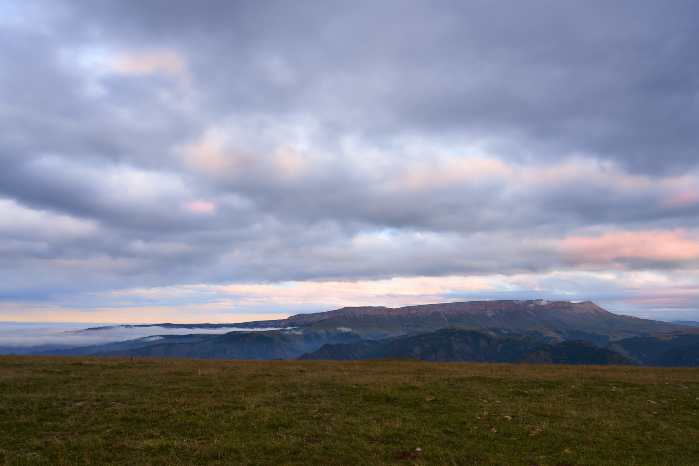 вечер в горах