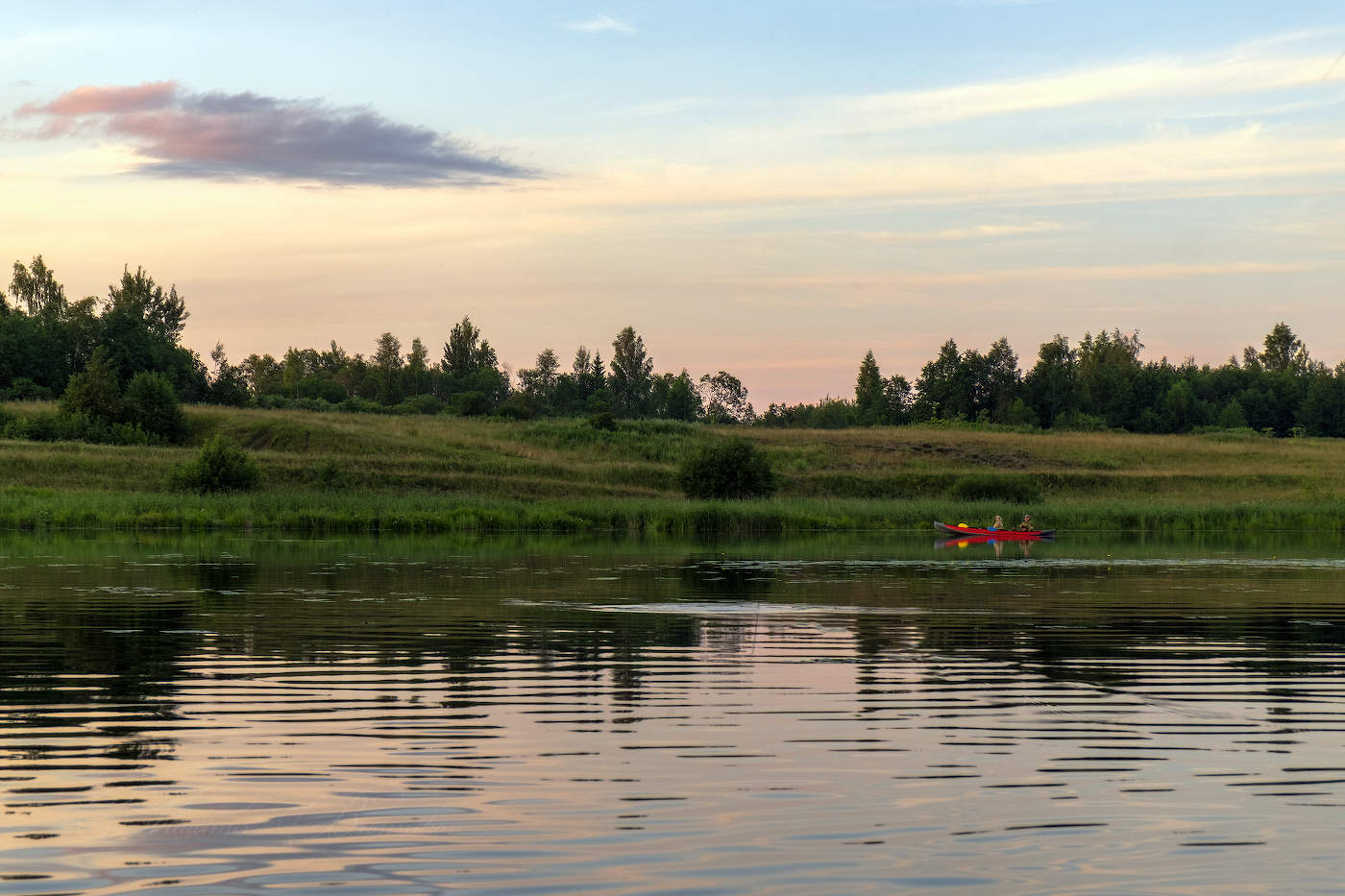 Вечером на реке