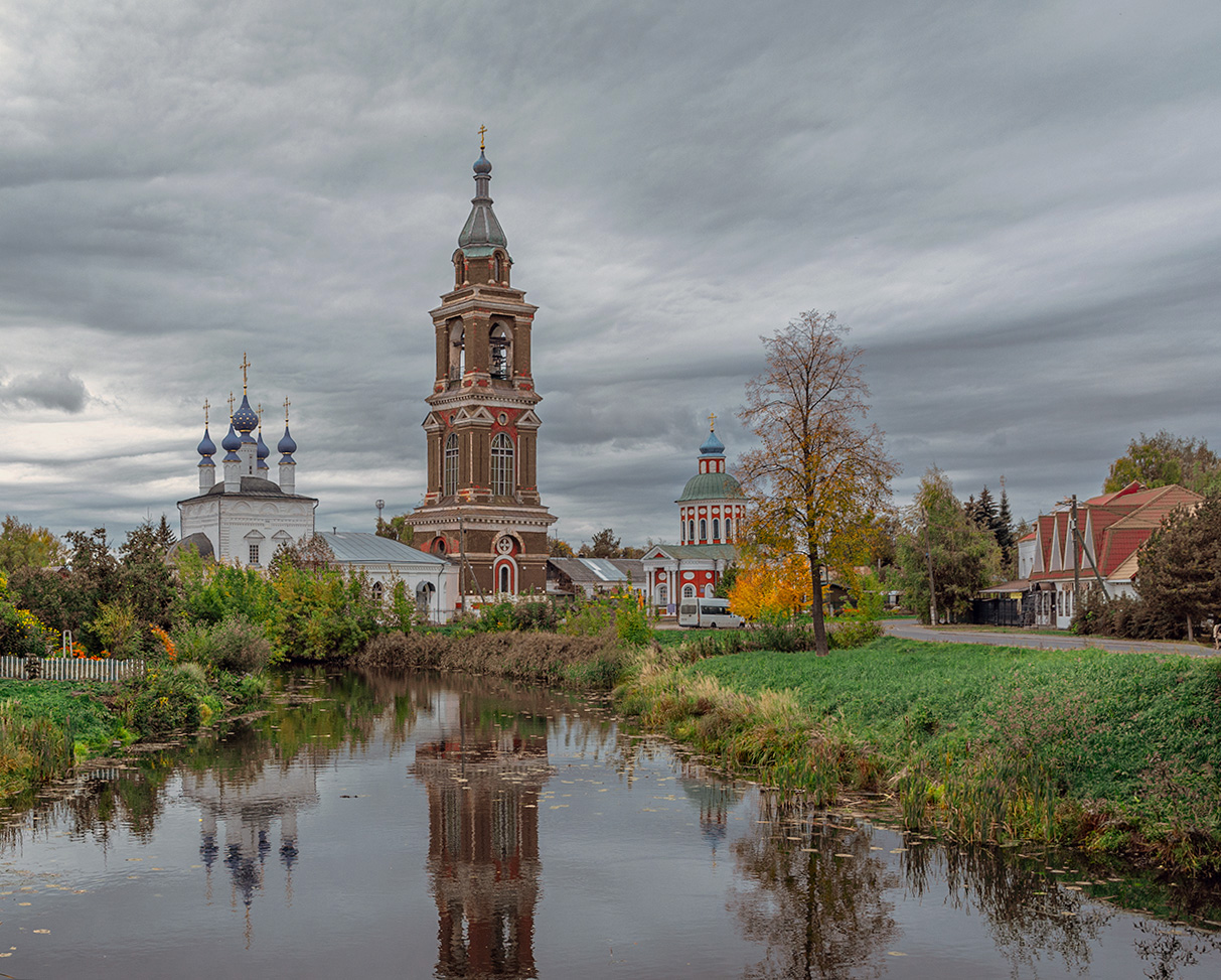 Хмурое утро.