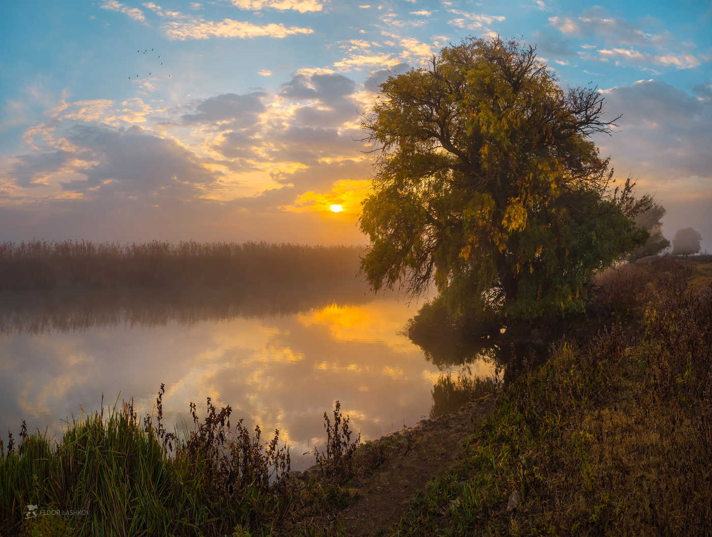 Гармония осени на Волге